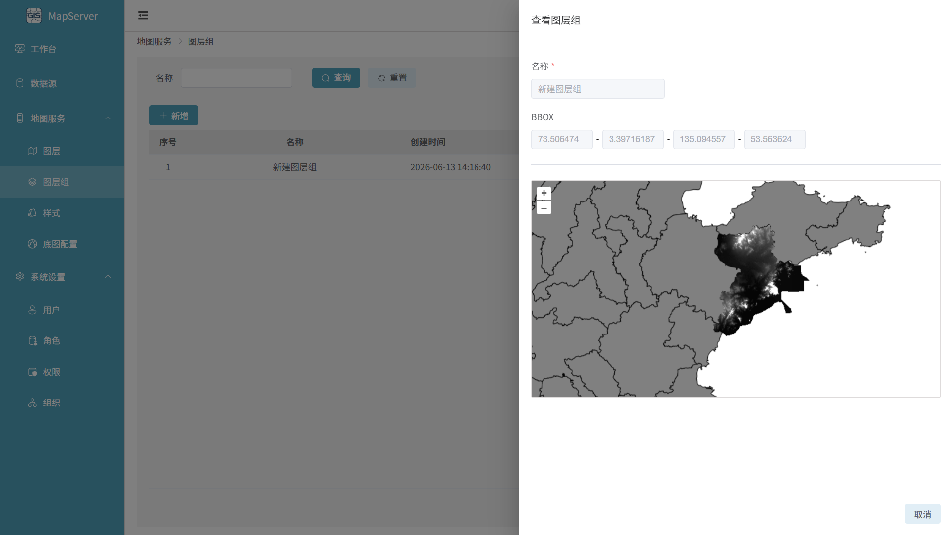 图层组预览